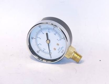 Picture of 1.5"DIAL,1/8"NPT,LIQ,0-30/BACK For Kodiak Controls Part# KC202L15830