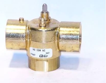 Picture of 1"NPT 3Way 8.0cv ZoneValveBody For Schneider Electric (Erie) Part# VT3427
