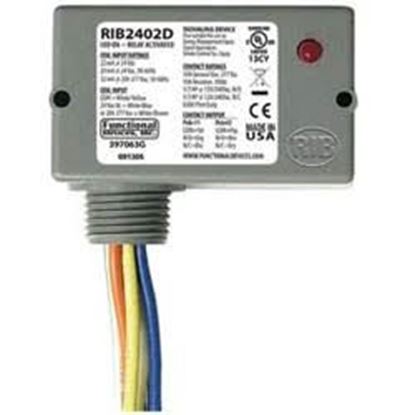 Picture of 24VAC/DC;208-277V 10A DPDT Rly For Functional Devices Part# RIB2402D