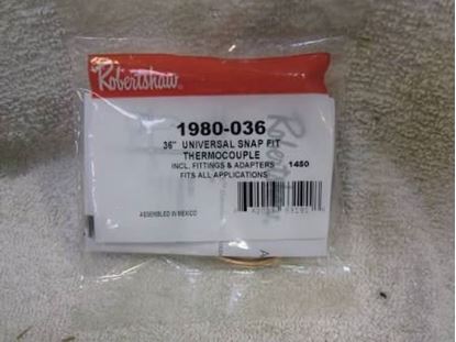 Picture of 12"THERMOCOUPLE,SNAP-FIT For Robertshaw Part# 1980-012