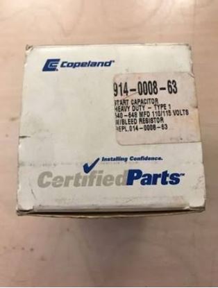 Picture of 540-648MFD 110/115V Start Cap. For Copeland Part# 914-0008-63