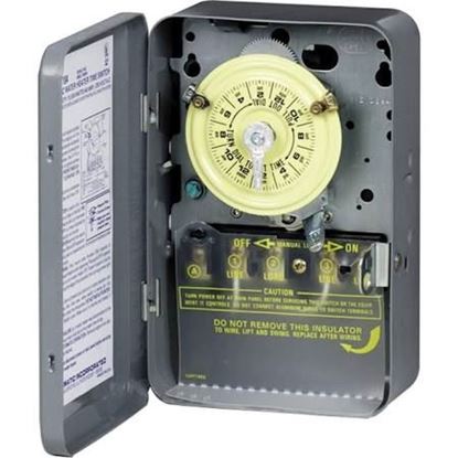 Picture of 24hr 208-277v Timer, DPST 40A For Intermatic Part# T104