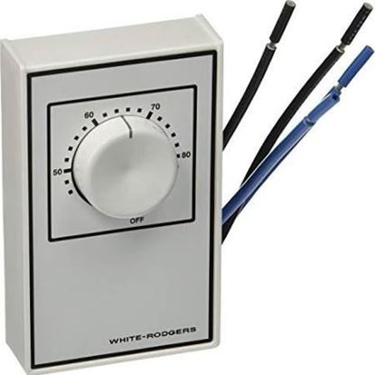 Picture of 240v DPST 40-85f Heating White For Emerson Climate-White Rodgers Part# 1A66W-641