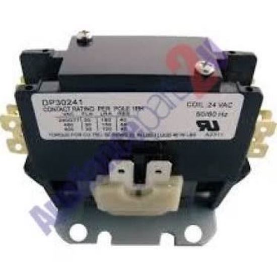 Picture of 1 1/2pole 24v 30amp contactor For Supco Part# DP30241