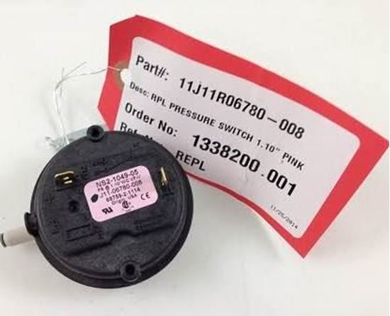 Picture of 1.10"WC PRESSURE SWITCH For Sterling HVAC Part# 11J11R06780-008
