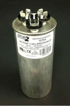 Picture of 60/5MFD 440V Rnd Run Capacitor For MARS Part# 12794