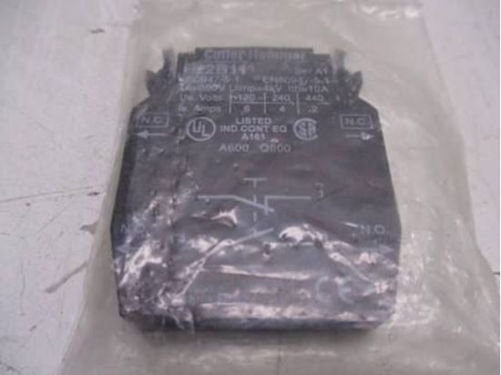 Picture of 1NO 1NC CONTACT BLOCK For Cutler Hammer-Eaton Part# E22B11