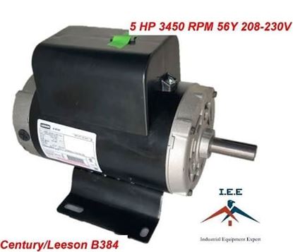 Picture of 5HP 208-230V 3450RPM 56Y Motor For Century Motors Part# B384