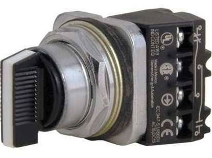 Picture of 3POS SELECTOR SWITCH 1NO+1NC For Siemens Industrial Controls Part# 52SA2CABA1