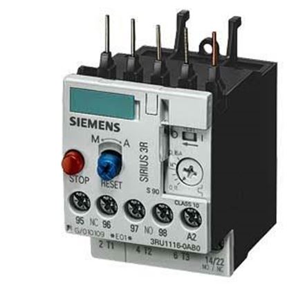 Picture of FURNAS OVERLOAD RELAY 1.8-2.5A For Siemens Industrial Controls Part# 3RU1116-1CB0