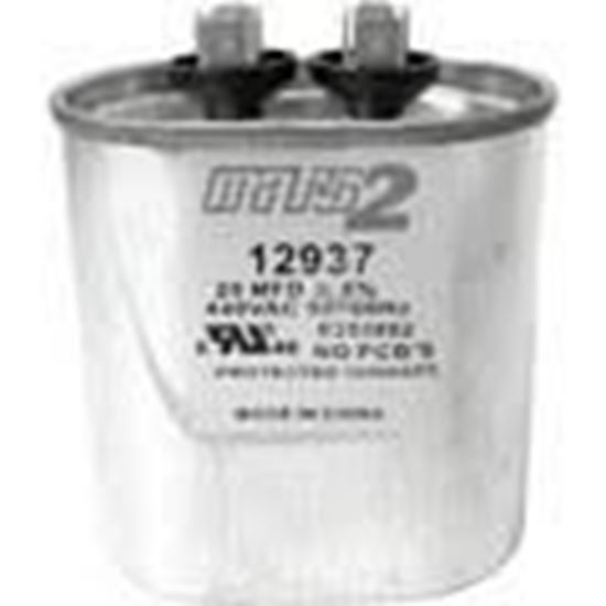 Picture of 20MFD 440V Oval Run Capacitor For MARS Part# 12937