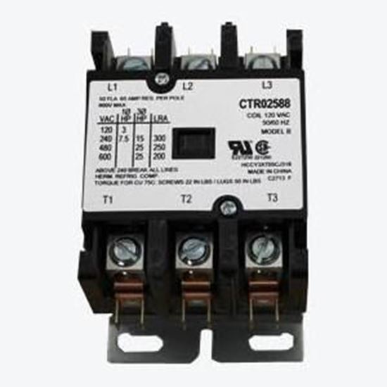 120v 3Pole 50Amp Contactor For Trane Part CTR2592 HVAC Parts and