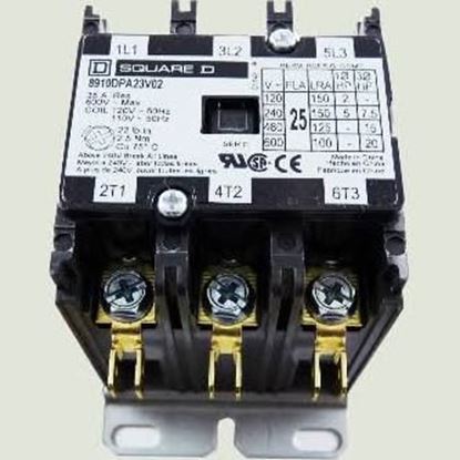 Picture of 120V 25A 3Pole Contactor For Schneider Electric-Square D Part# 8910DPA23V02