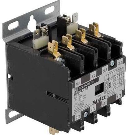 Picture of 120V 25A 4Pole Contactor For Schneider Electric-Square D Part# 8910DPA24V02