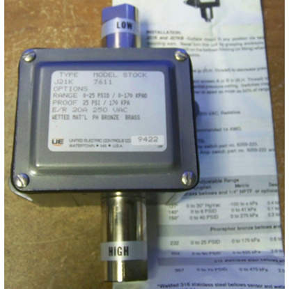 Picture of Diff # Sw. 0-40# NEMA 4 For United Electric Part# J21K-150-M900
