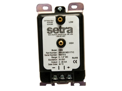 Picture of 0-1"WC,4-20ma,+.25%,Transducer For Setra Part# 2641001WD11T1F