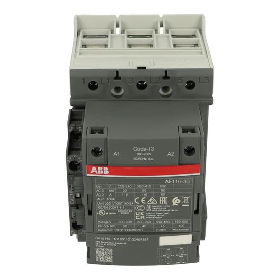 Picture of 100-250V 104Amp 3P W/Aux 1/1 for ABB Part# AF116-30-11-13