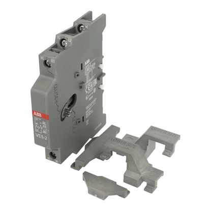 Picture of 2 N/C Auxiliary Contact Block for ABB Part# VE5-2