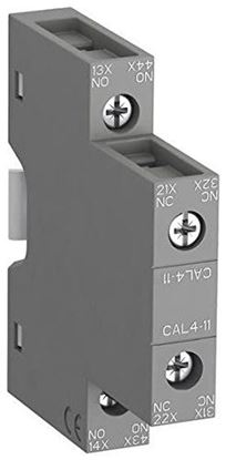 Picture of Aux Contact Block,1N/O,1N/C for ABB Part# CAL4-11