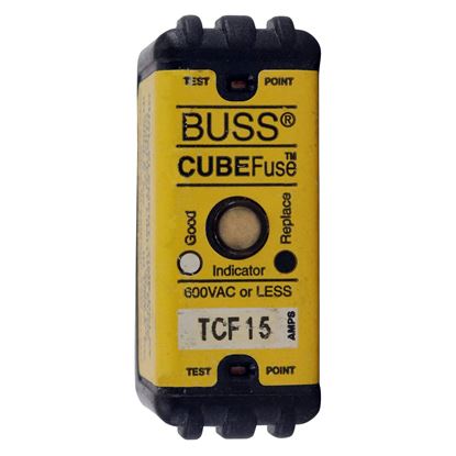 Picture of Cube Fuse 15 Amp Ncnr for Bussmann Fuse Part# TCF15