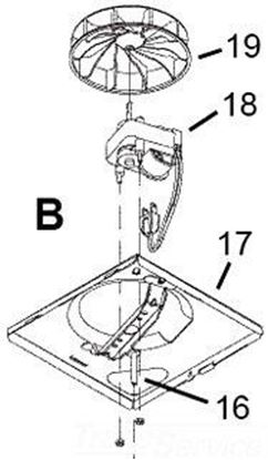 Picture of 120V Blower Assy for BROAN-NuTone Part# S97015312