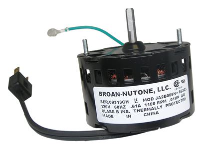 Picture of 120V .01Hp 1180Rpm Motor for BROAN-NuTone Part# S86323000