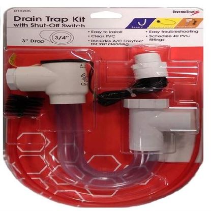 Picture of Drain Trap Kit 3/4 Std Sw Cr for DiversiTech Part# DTK210