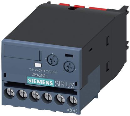 Picture of 24-240V .05-100Sec Time Relay for Siemens Industrial Controls Part# 3RA2811-1CW10