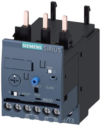 Picture of 10-40A Overload Relay Size 0  for Siemens Industrial Controls Part# 3RB3026-1VB0