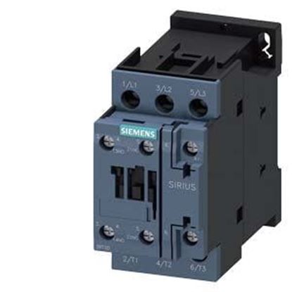Picture of 9Amp 24V Coil 3Pole Contactor for Siemens Industrial Controls Part# 3RT2023-1AC20