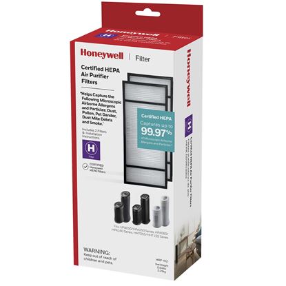 Picture of Replacement Hepa Filter 2-Pack for Honeywell Part# HRF-H2