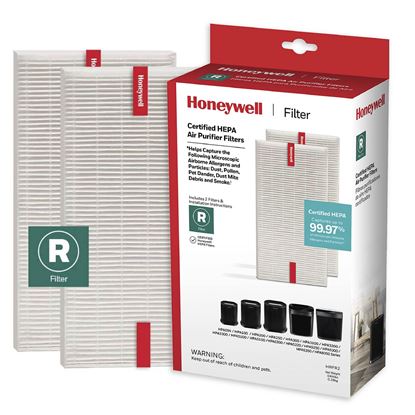 Picture of True Hepa Replacmnt Filter 2Pk for Honeywell Part# HRF-R2