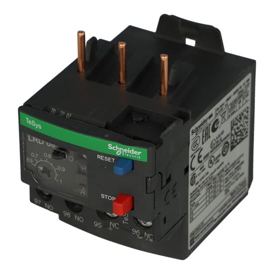 Picture of .63-1 Amp Overload Relay for Schneider Electric (Square D) Part# LRD05