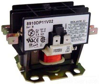 Picture of 1Pole 30Amp 120V Contactor for Schneider Electric (Square D) Part# 8910DP31V02