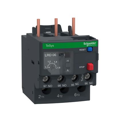 Picture of 1/1.6A Overload Relay for Schneider Electric (Square D) Part# LRD06
