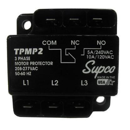 Picture of 3Ph Motor Protector 208-277Vac for Supco Part# TPMP2
