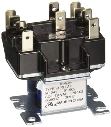 Picture of 2Pdt 120V Pwr/Pwr Relay for Emerson Climate-White Rodgers Part# 90-341