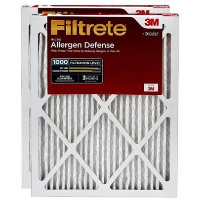 Picture of 3M Filtrete Products Allergen Defense Filter 16 In X 25 In X 1 In 2/Pk Part# AD01-2PK-6E