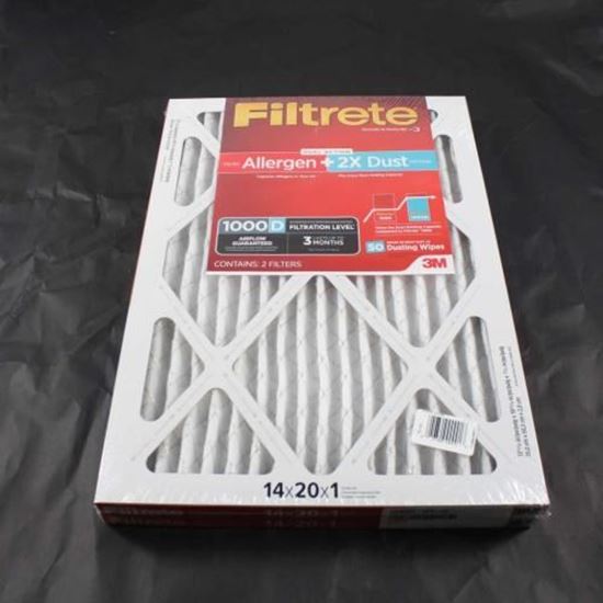 Picture of 3M Filtrete Products Micro Allergen Plus Dust Filter 14 In X 20 In X 1 In 2/Pk Part# AD05PL-2PK-6E