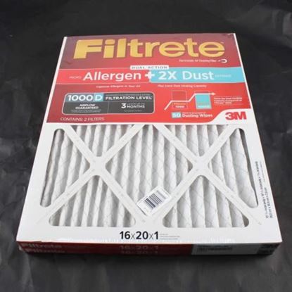 Picture of 3M Filtrete Products Micro Allergen Plus Dust Filter 16 In X 20 In X 1 In 2/Pk Part# AD00PL-2PK-6E