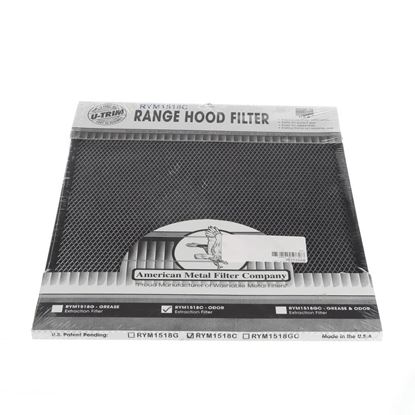 Picture of American Metal Filte U-trim Filter .Carbon. Part# RYM1518C