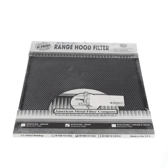 Picture of American Metal Filte U-trim Filter .Carbon. Part# RYM1518C