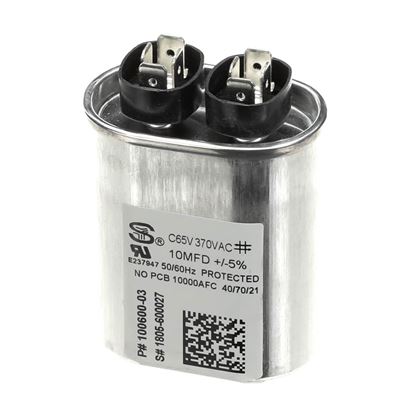 Picture of Lennox 100600-03, Run Cap 10 Mfd @ 370V Oval Part# 22W80