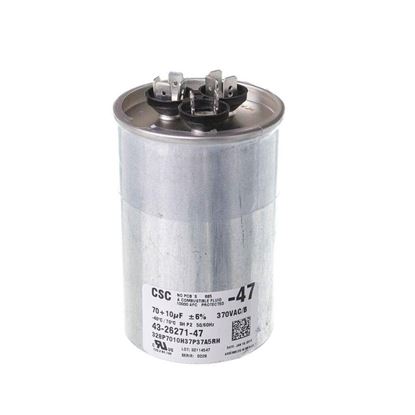 Picture of Rheem Pro Capacitor 70/10/370R Part# 43-26271-47