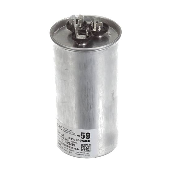 Picture of Rheem Capacitor - 70/5/440 Dual Round Part# 43-101665-59