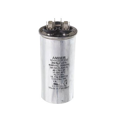 Picture of Rheem Capacitor - 30/5/440 Dual Round Part# 43-25133-36