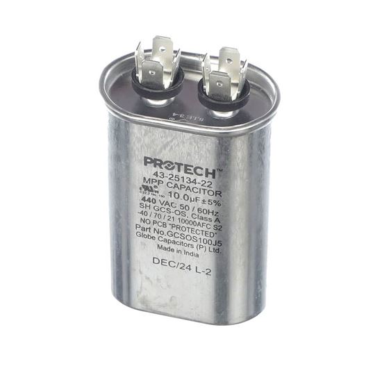 Picture of Rheem Capacitor - 10/440 Single Oval Part# 43-25134-22