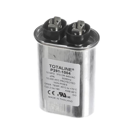 Picture of Carrier 370V Oval Run Capacitor 10 Mfd Part# P291-1004