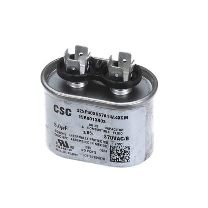 Picture of Carrier 5Mfd 370V Capacitor Oval Part# 15B0013N03