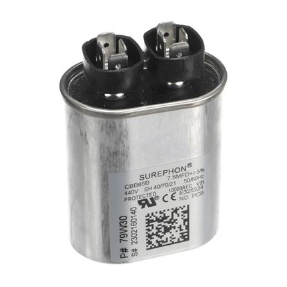 Picture of Lennox Run Capacitor, 7.5 Mfd, 440V, Oval Part# 79W30